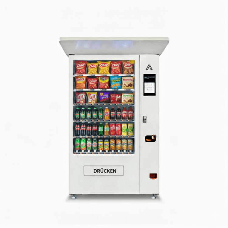 Warenautomat Mercator T10 | Weiß mit Dach