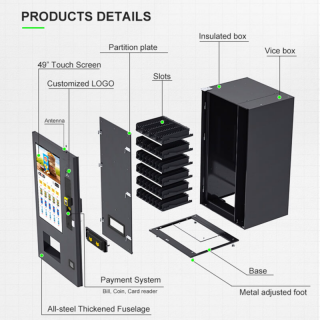 Warenautomat Mars  M8 Total Touch Alpha TCN | Snackautomat gekühlt | Snackautomat günstig kaufen