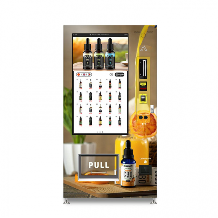 Warenautomat Bacchus Touch CBD Edition | für Vapes & E Liquids | Snackautomat günstig kaufen